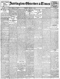 Tuesday<br>13th January 1914<br>Page 1