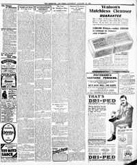 Saturday<br>17th January 1914<br>Page 3