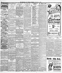 Saturday<br>17th January 1914<br>Page 8