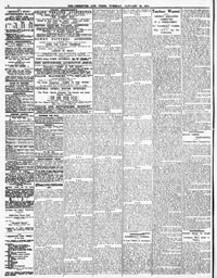 Tuesday<br>20th January 1914<br>Page 2